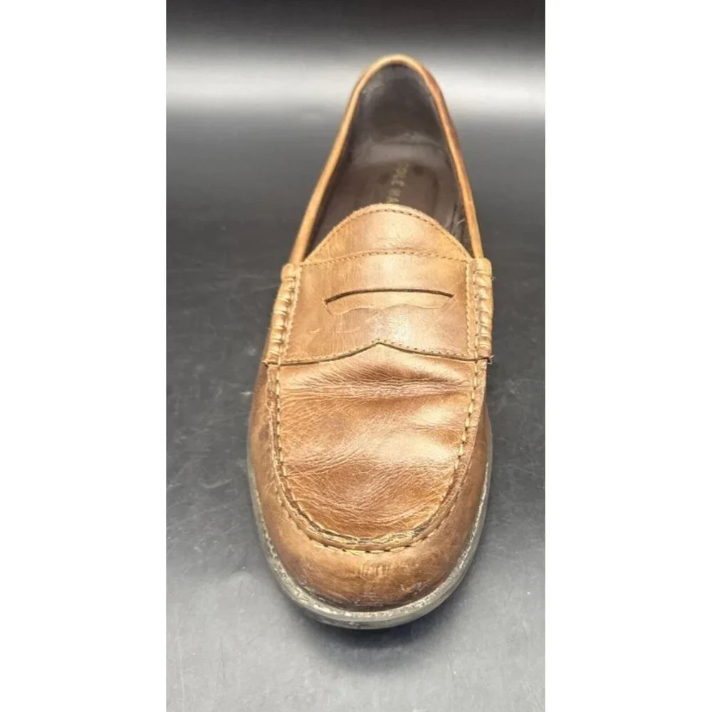 Cole Haan Mens Brown‎ Leather Penny Loafer Slip On Shoe C24506 India Sz 10M
